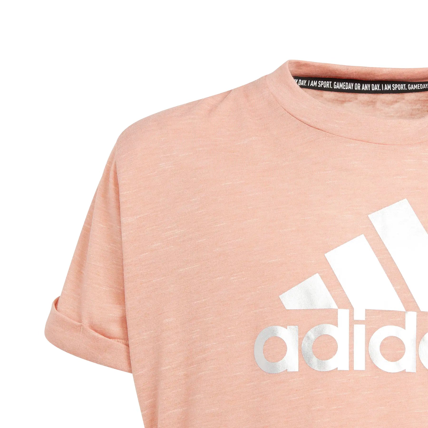 Adidas Kids Girl Icon T-Shirt Silver