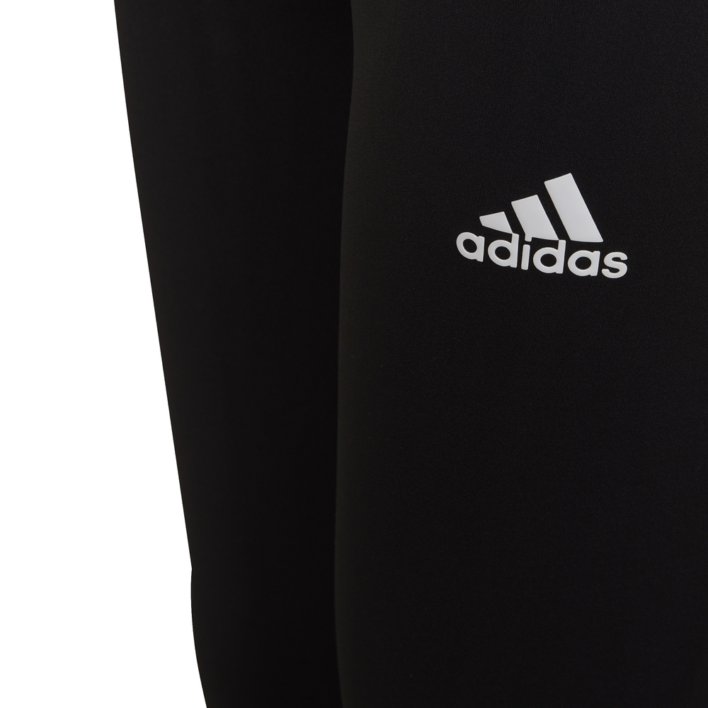 Adidas Kids Girl Junior Tights & Pants Black/Acid Yellow