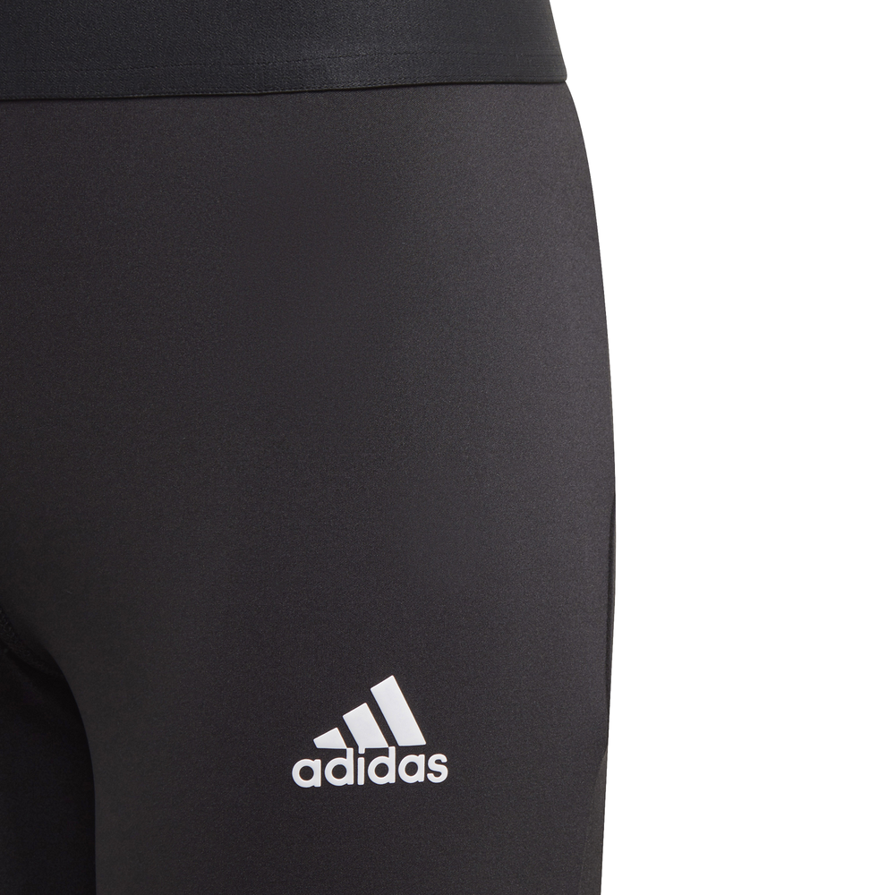 Adidas Kids Girl Junior Tights & Pants Black/Acid Yellow