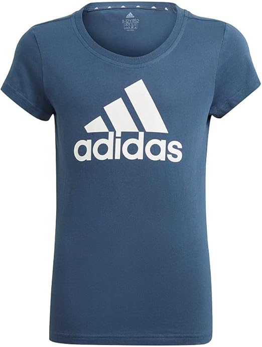 Adidas Kids Girl T-Shirt Navy/White