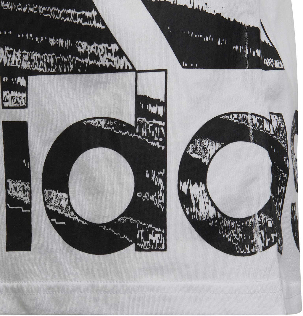 Adidas Logo Kids Boy T-Shirt White/Black