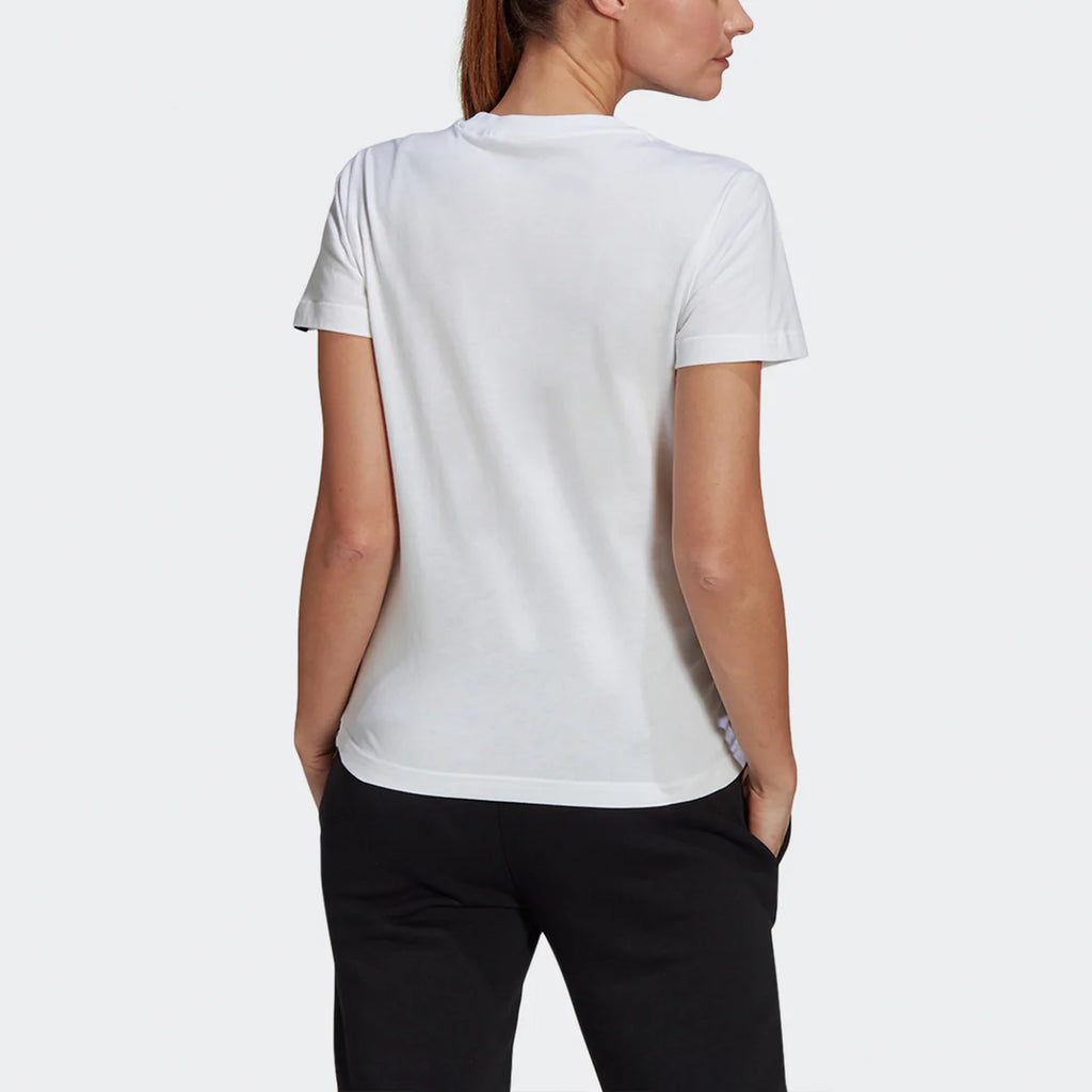 Adidas Outfloral Printing Adult Girl Shirt White
