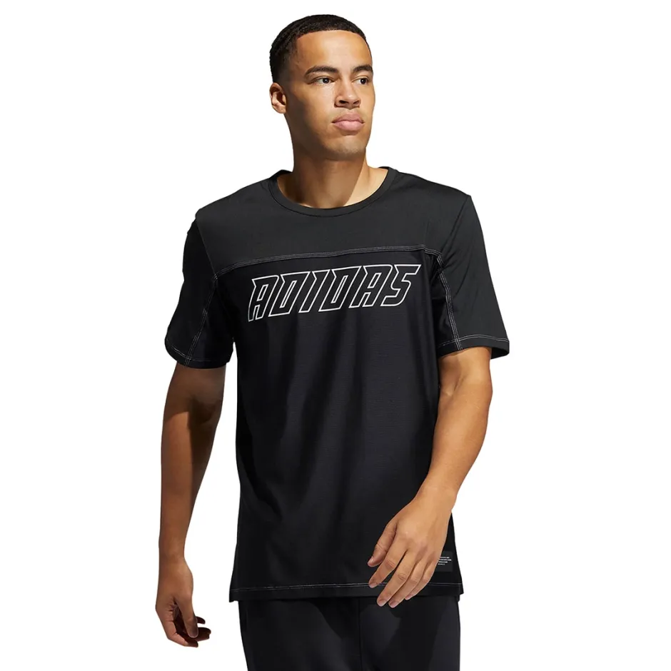 Adidas Performance Adult Boy Tee Black