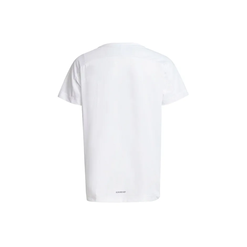 Adidas Performance Kids Girl Tee White/Red