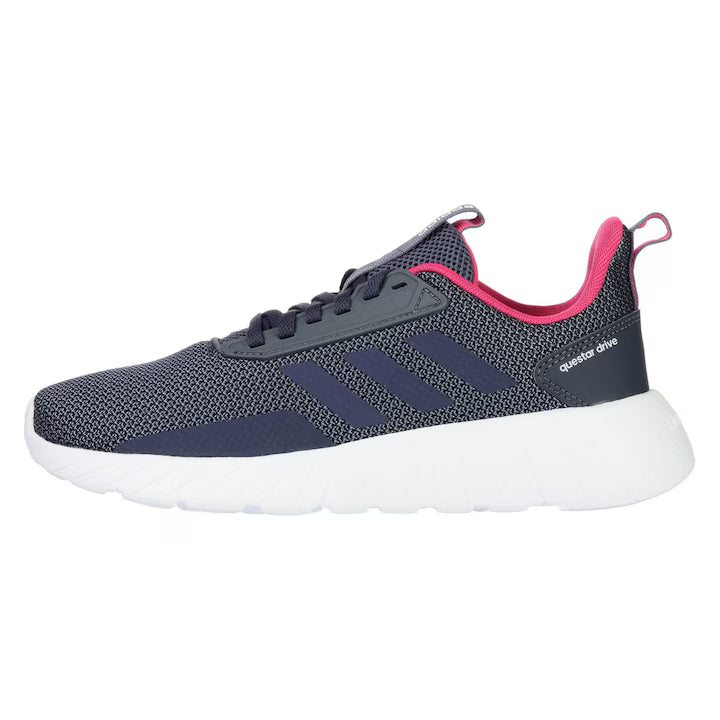 Adidas Questar Drive K Kids Girl Sport Shoes Navy Blue
