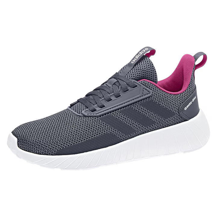 Adidas Questar Drive K Kids Girl Sport Shoes Navy Blue