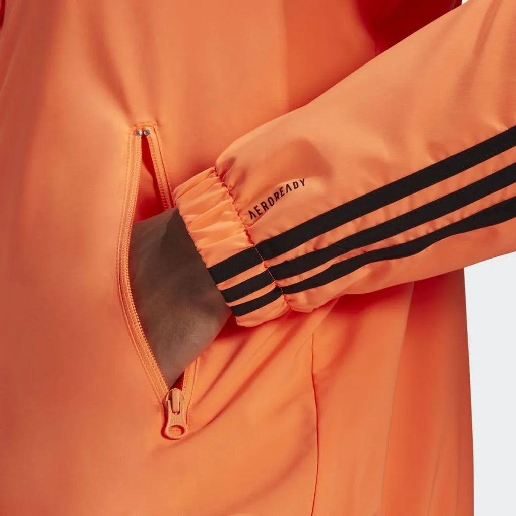 Adidas Sportswear Woven 3 Stripes Training Jacket Orange