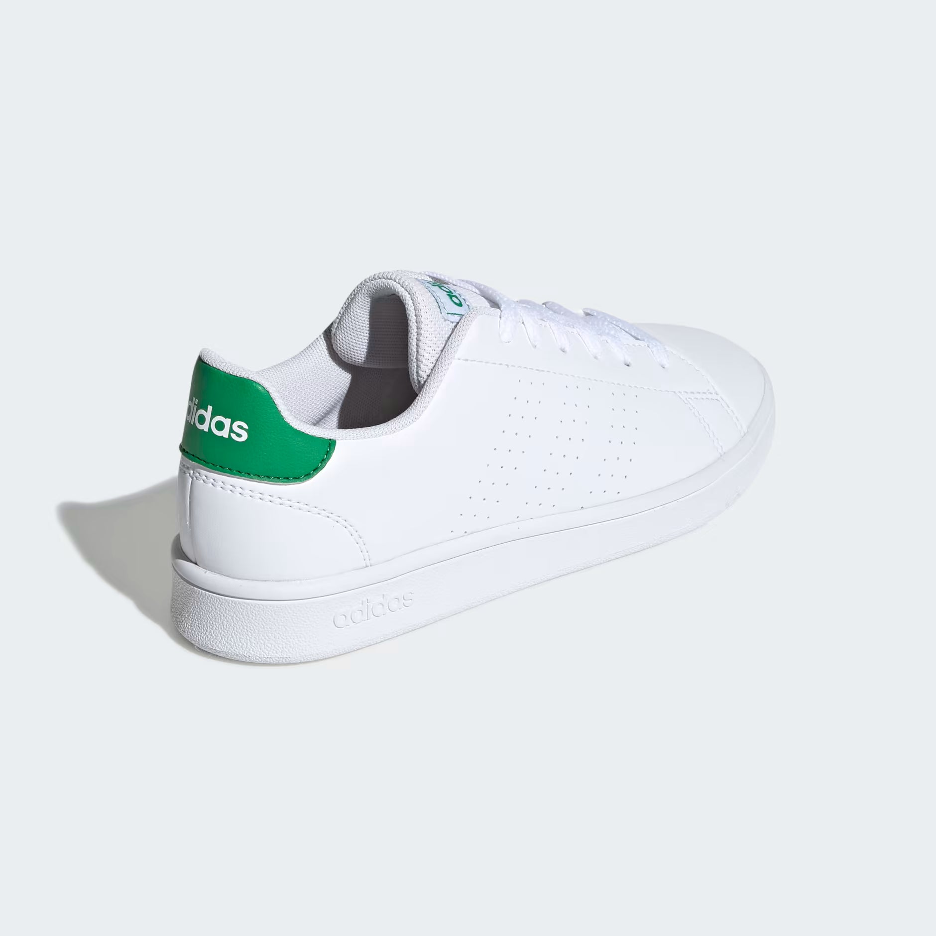 Adidas Unisex Child Advantage White Green Tennis Shoe