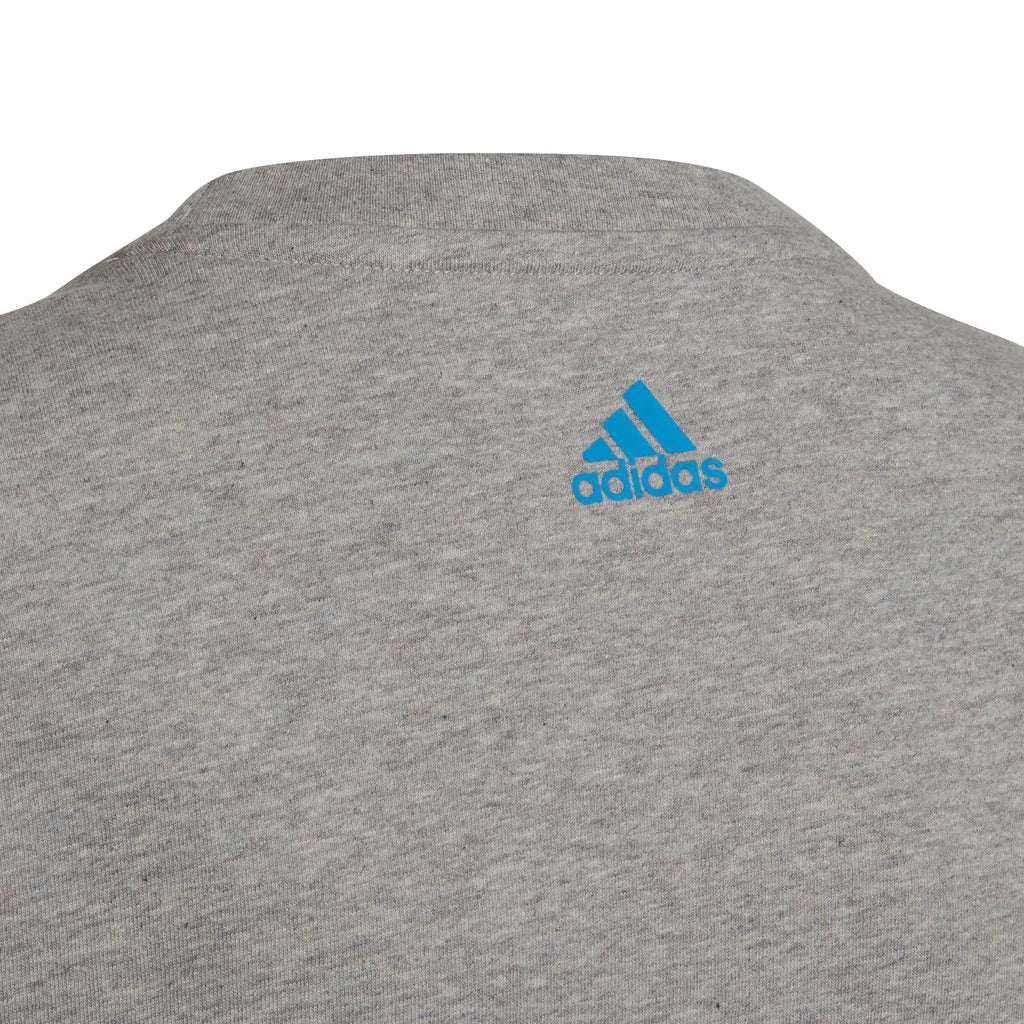 Adidas Unisex Kids Tshirt Grey/Blue