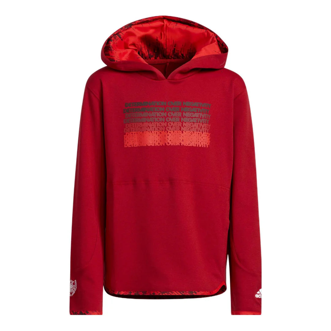 Adidas Unisex Y D.O.N Hoodie Jacket Red