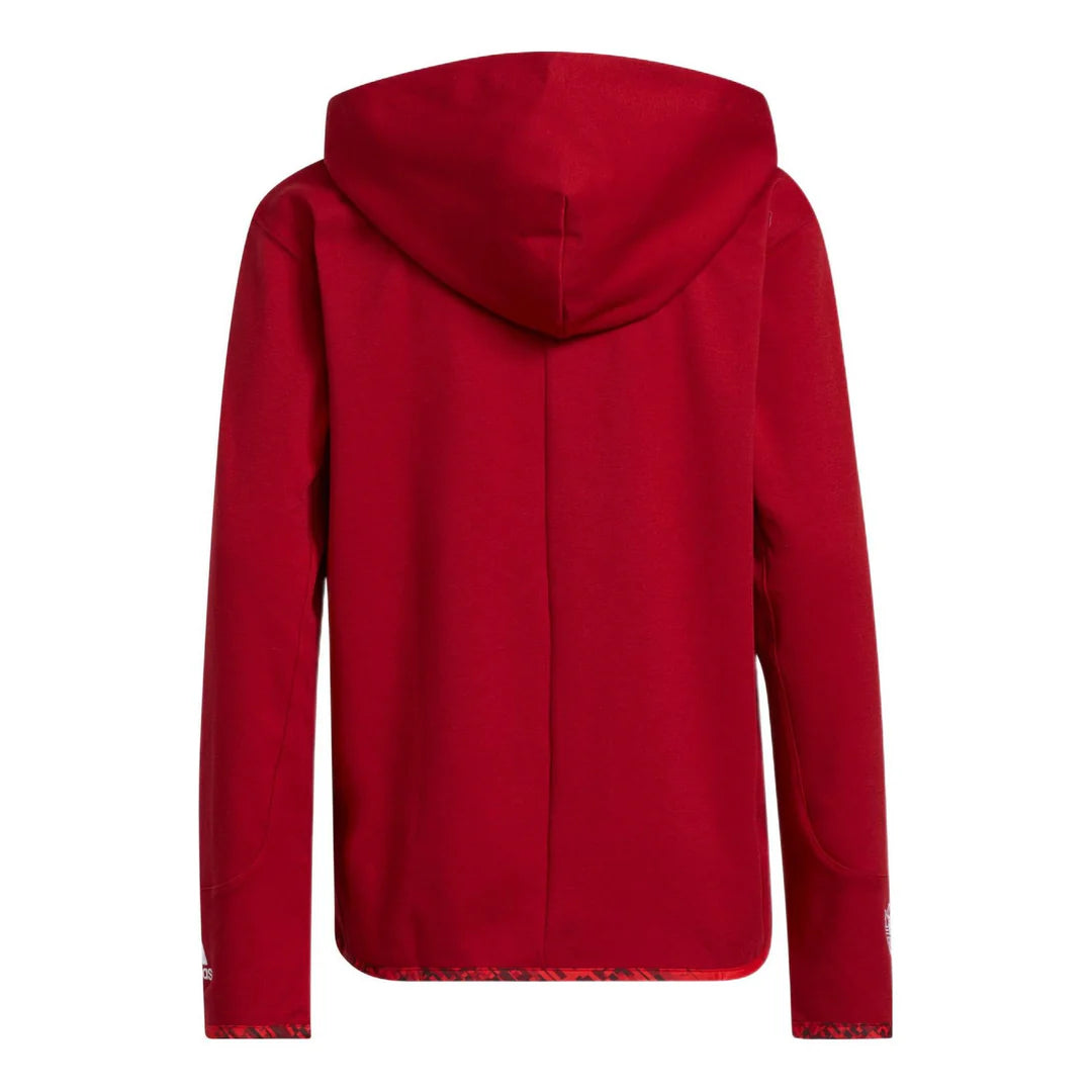Adidas Unisex Y D.O.N Hoodie Jacket Red