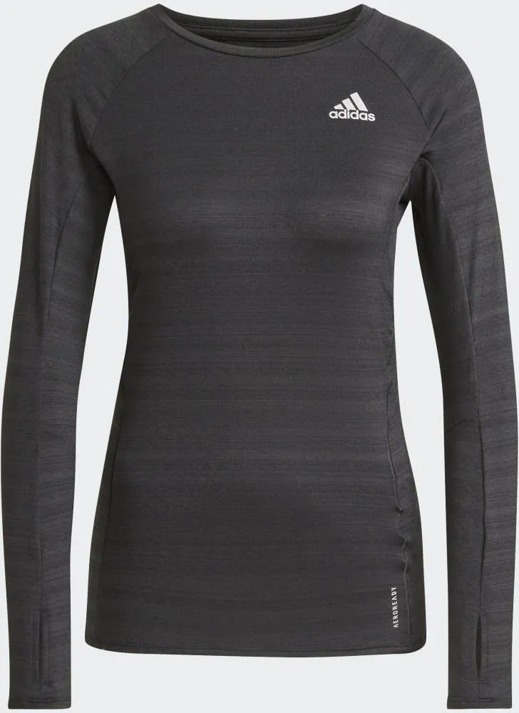 Adidas Women Runner Long Sleeve Tee Black