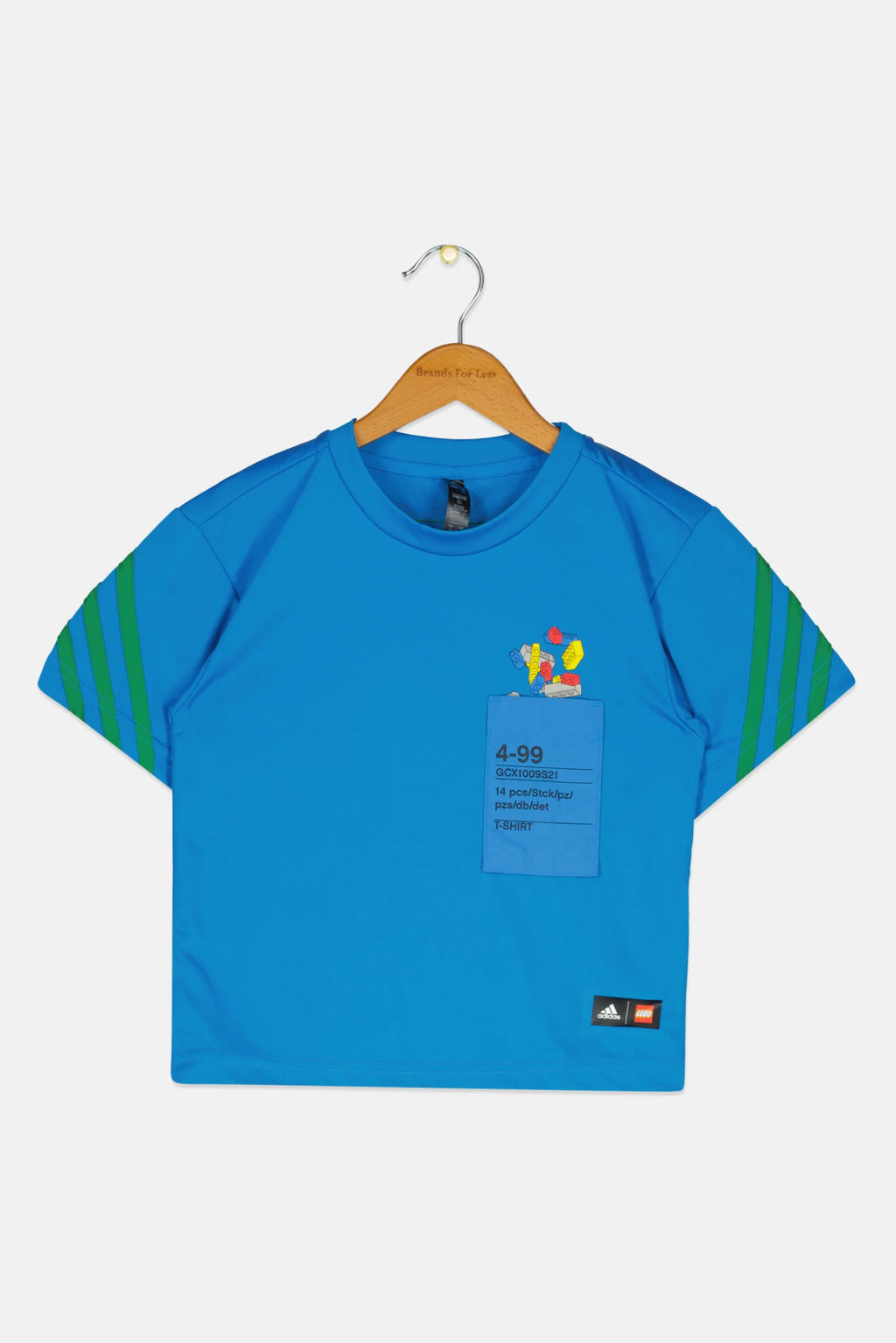 Adidas X Lego Kids Boy Lego Tee Blue