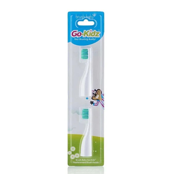 Brush Baby Go Kidz-Replacement Brush Head-2Pcs