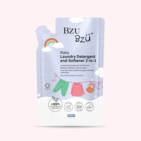 Bzu Bzu Baby Laundry Detergent & Softener 2 In 1