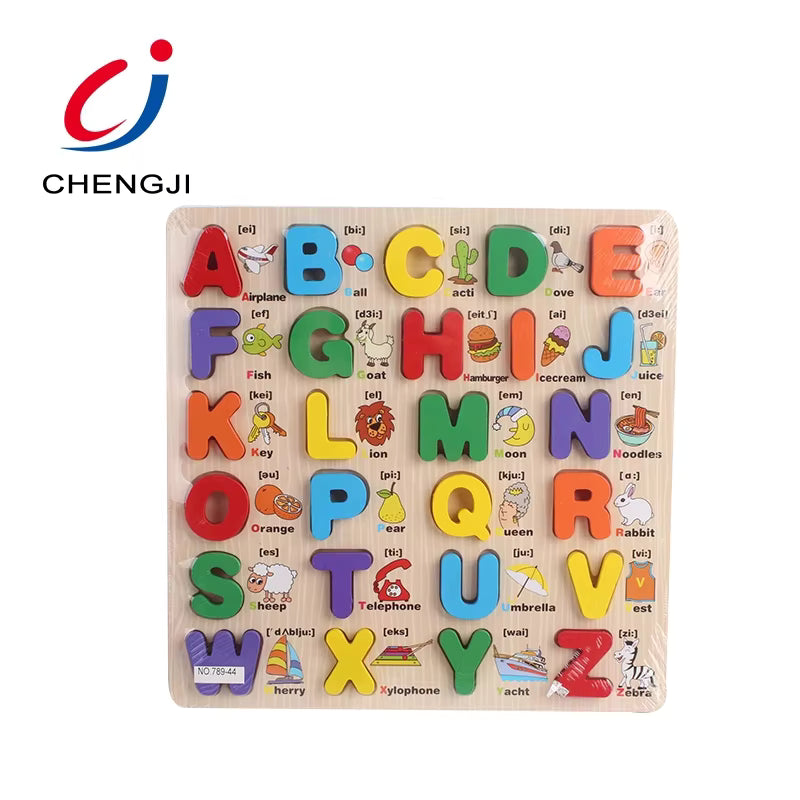 Chengji Wooden Alphabet Puzzle