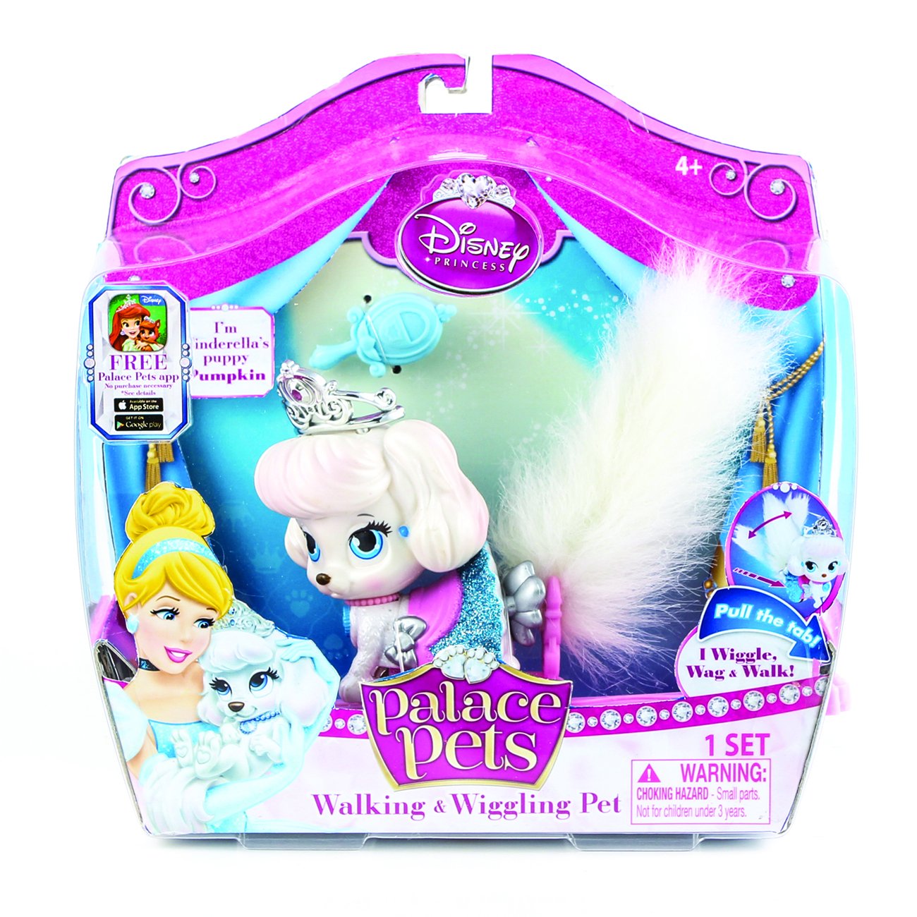 Disney Princess Palace Pets, Walking & Wiggling Pets (2 Assortments)
