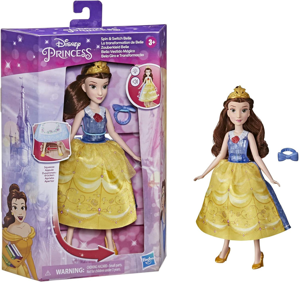 Disney Princess Fashion Doll Spin And Switch Belle