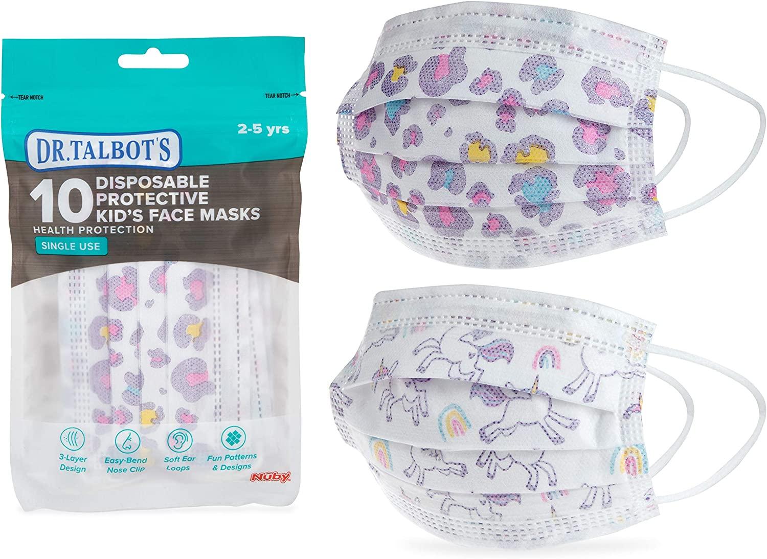 Dr.Talbots Kids Girl Face Mask 2-5Yr S/O