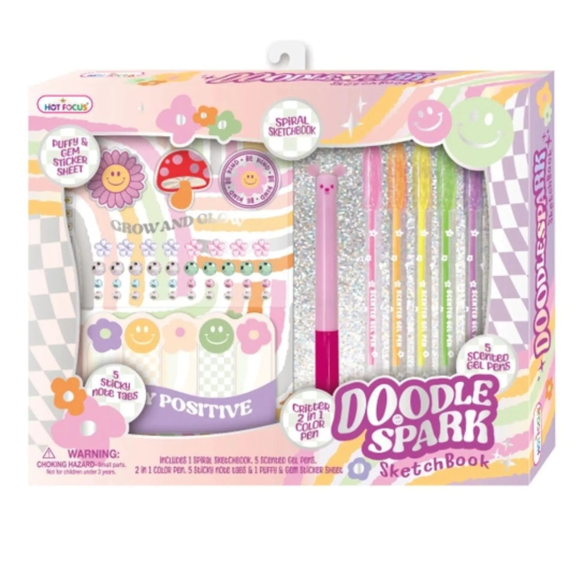 Hot Focus Doodle Spark Sketch Book