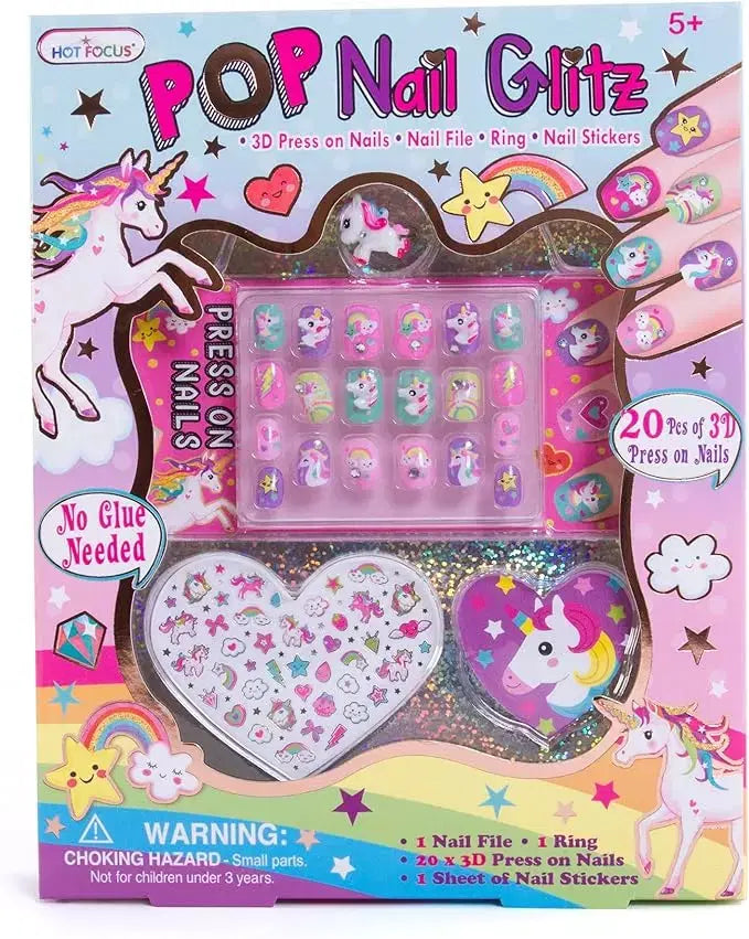 Hot Focus Pop Nail Glitz