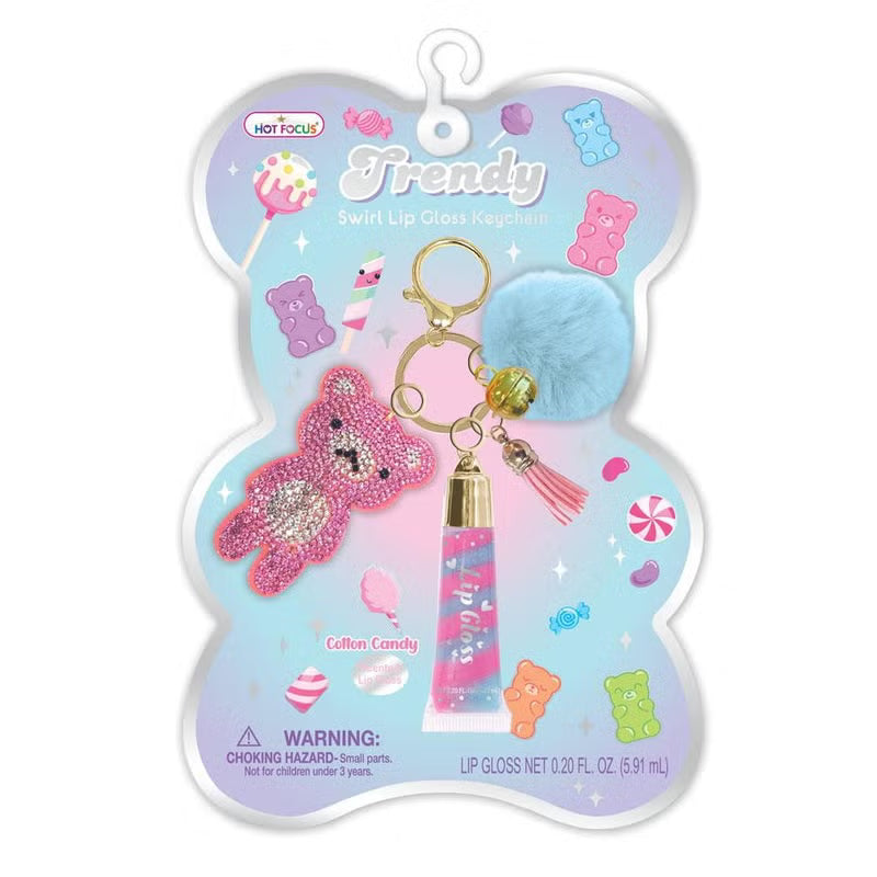 Hot Focus Trendy Lip Gloss With Key Chain