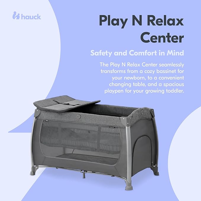 Hauck Play N Relax Center (Melange Charcoal)