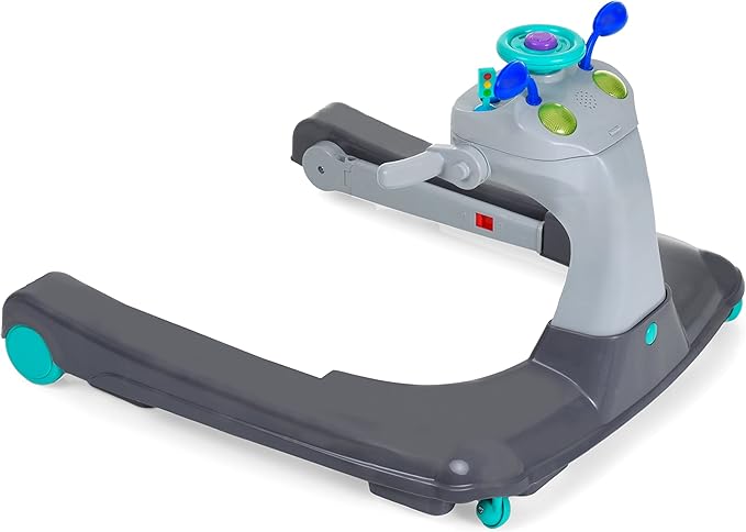 Hauck Ride On 1-2-3 Baby Walker Silver Hearts