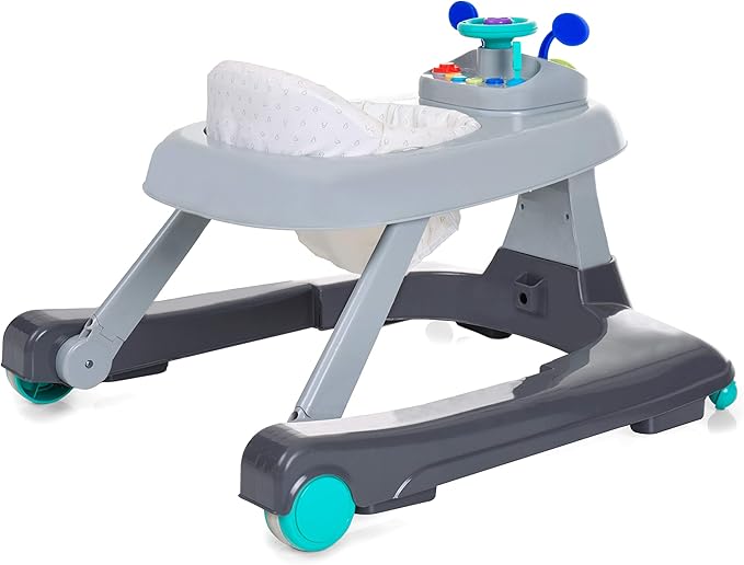 Hauck Ride On 1-2-3 Baby Walker Silver Hearts