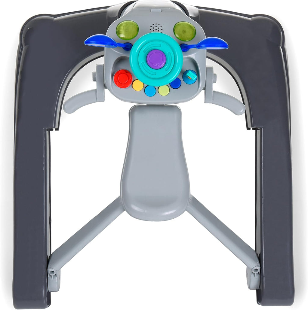 Hauck Ride On 1-2-3 Baby Walker Silver Hearts