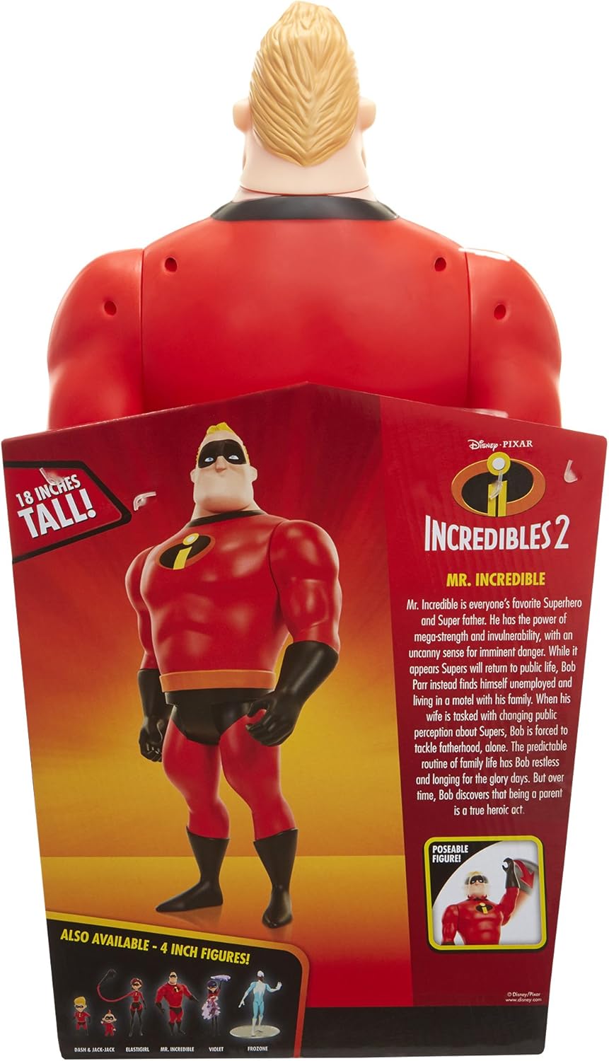 Jakks Incredible 2 Big Figure Mr.Incredible 18" Figure