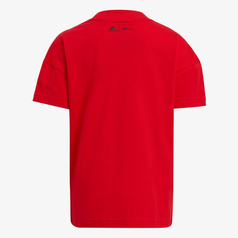 Adidas Kids Unisex Training Disney Mickey Mouse Tee Red