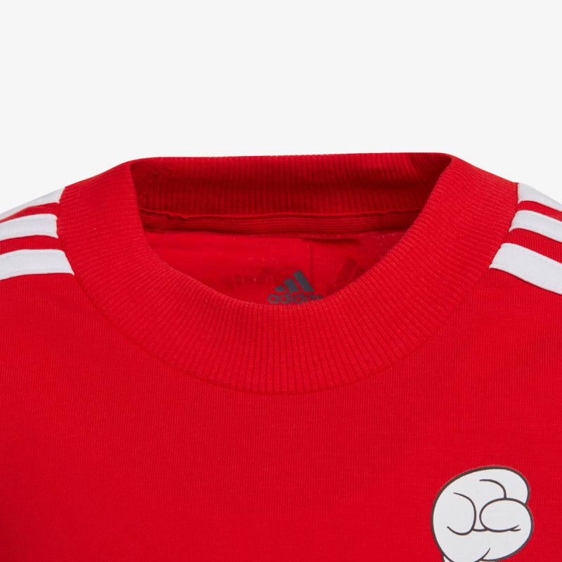 Adidas Kids Unisex Training Disney Mickey Mouse Tee Red