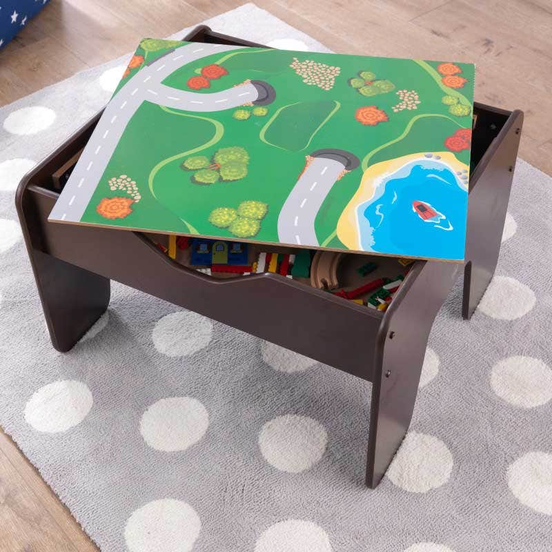 Kidkraft 2 In 1 Activity Table (Espresso)