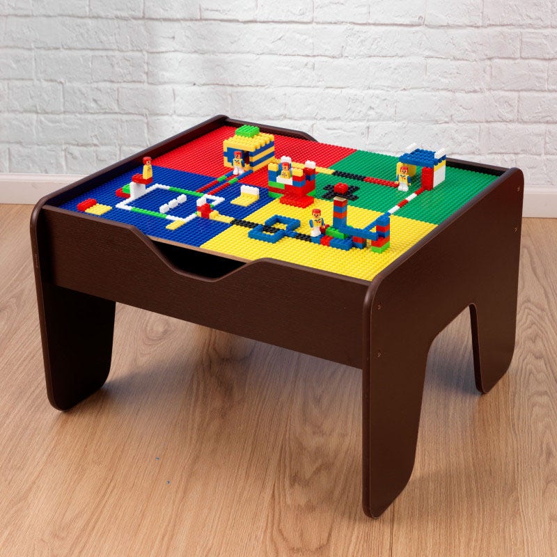 Kidkraft 2 In 1 Activity Table (Espresso)
