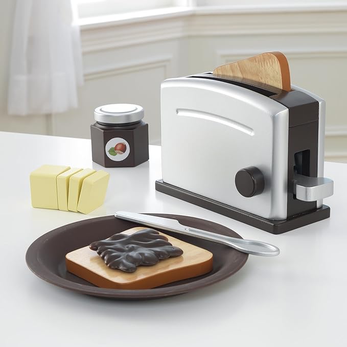 Kidkraft Children Wooden Espresso Toaster Set