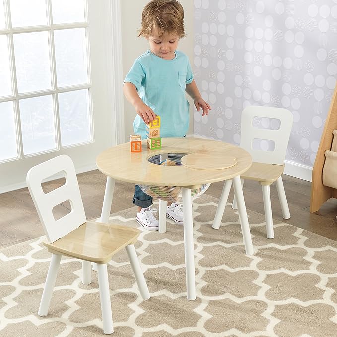 Kidkraft Childrens Round Storage Table & Chair Set