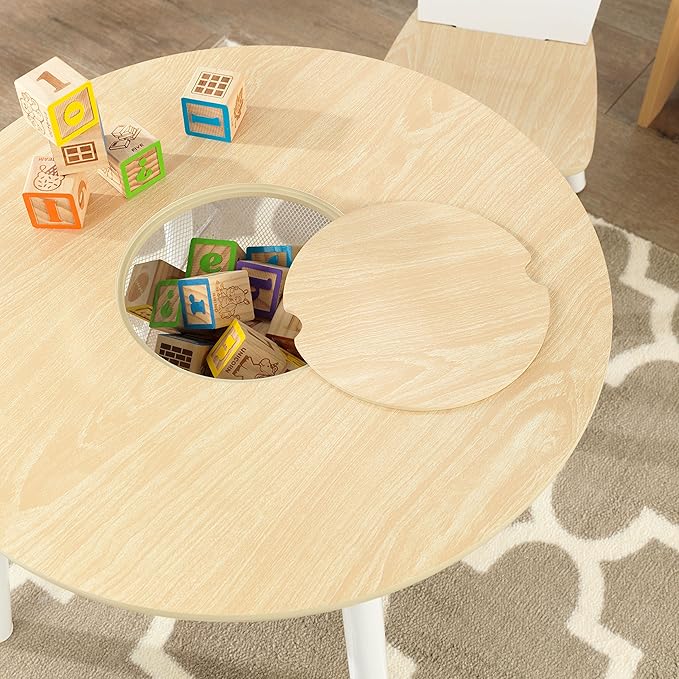 Kidkraft Childrens Round Storage Table & Chair Set