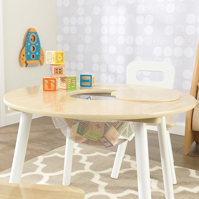Kidkraft Childrens Round Storage Table & Chair Set