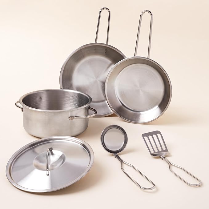 Kidkraft Deluxe Metal Children Cookware Set