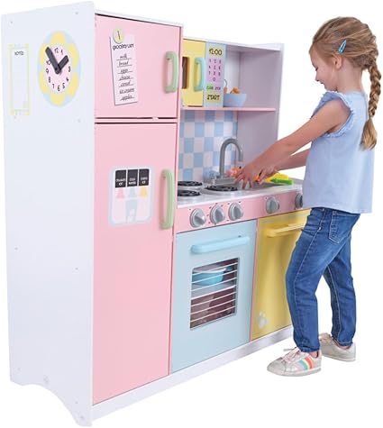 Kidkraft Large Children Wooden Pastel Kitchen