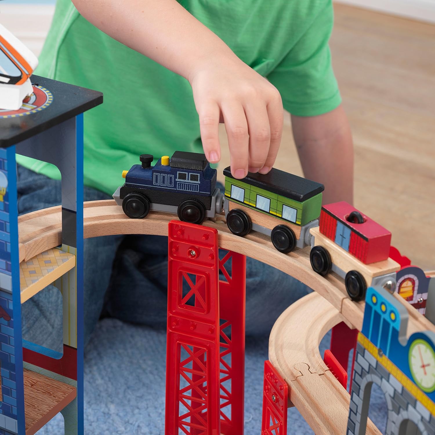 Kidkraft Super Highway Train Set
