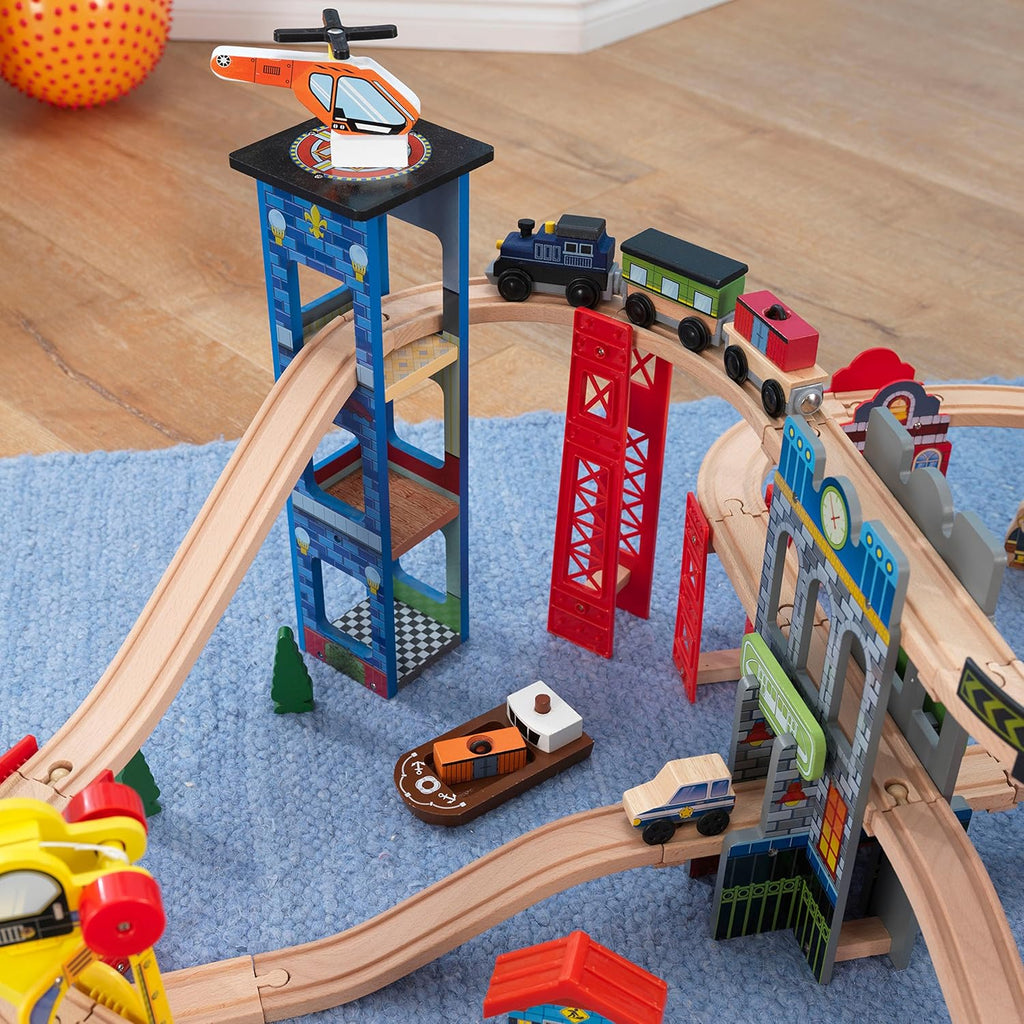 Kidkraft Super Highway Train Set