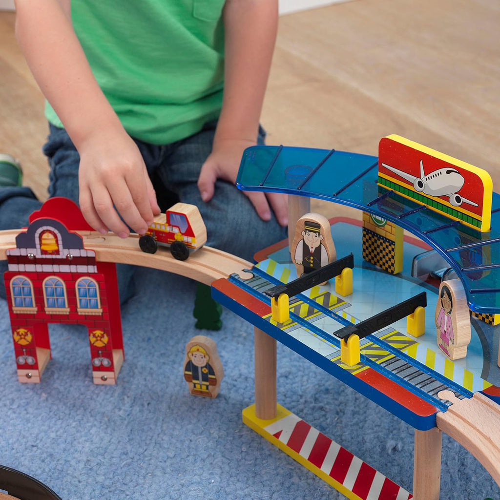 Kidkraft Super Highway Train Set