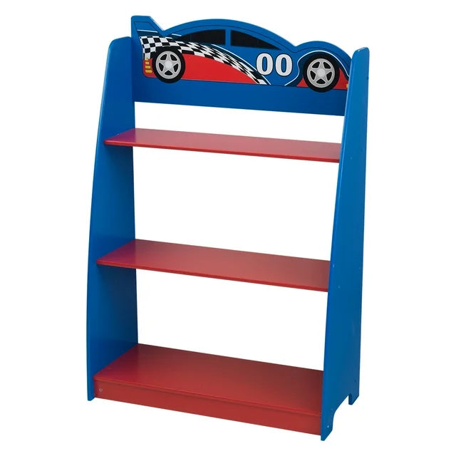Kidkraft Wood Race Car Kids Bookcase