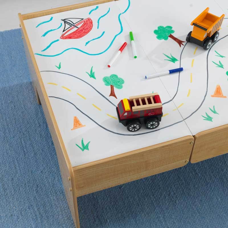 Kidkraft Wooden Play Table Train Table (Natural)