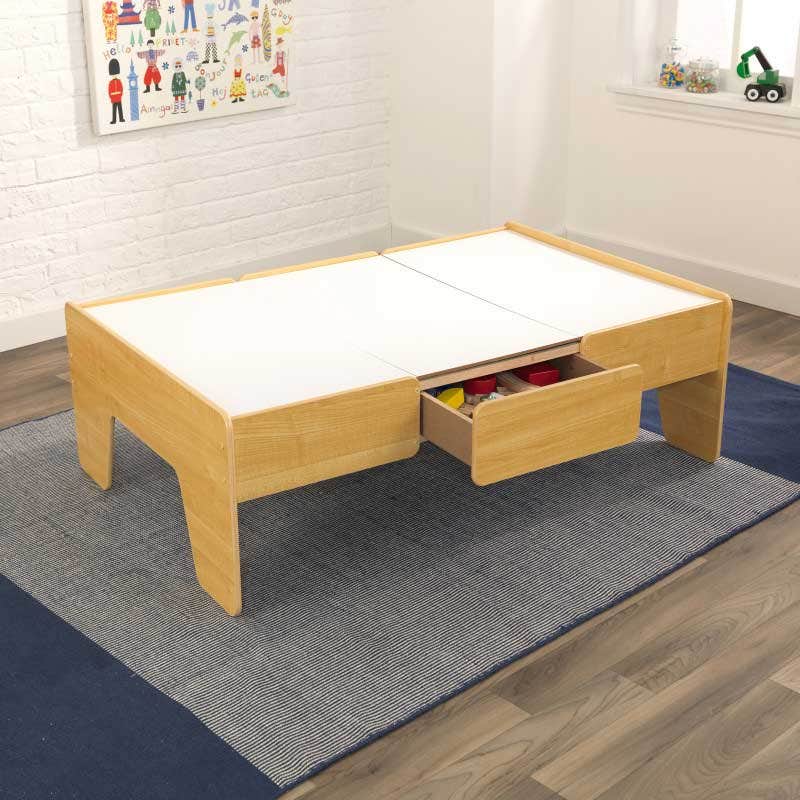 Kidkraft Wooden Play Table Train Table (Natural)