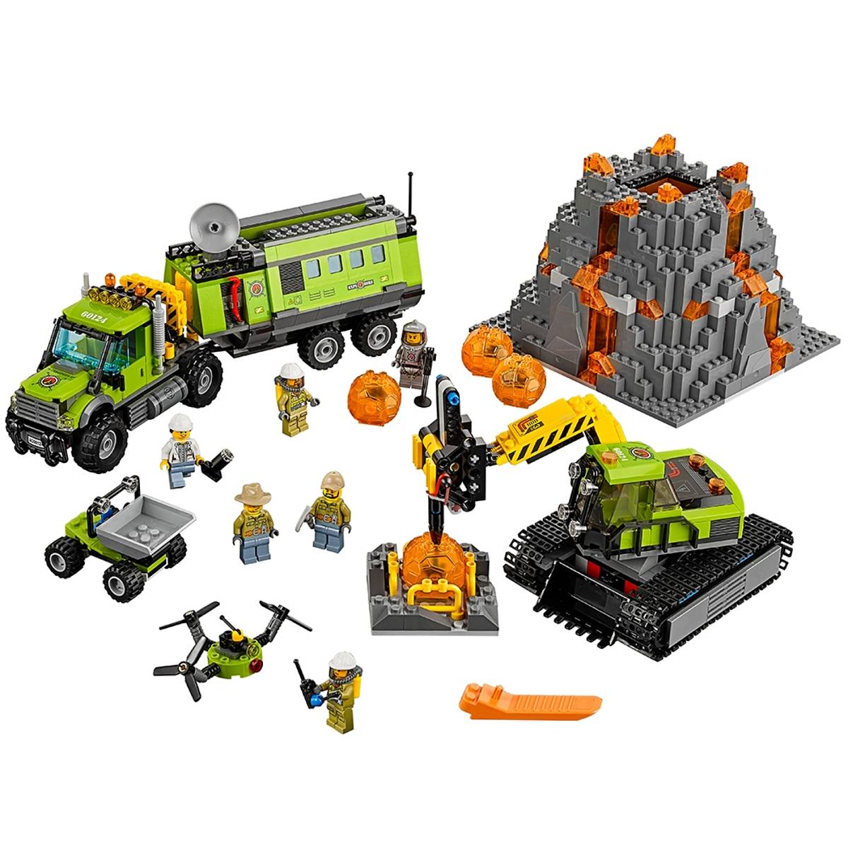 Lego City Volcano Exploration Base