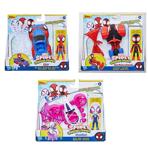 Marvel Spidey And His Amazing Friends Vehicle Accessory And Figure Assorted