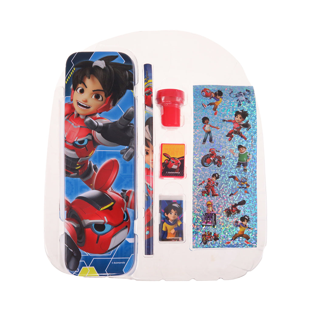 Mechamato Backpack Stationery Set
